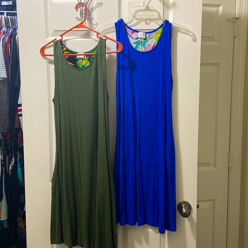 Casual tank dress with pockets